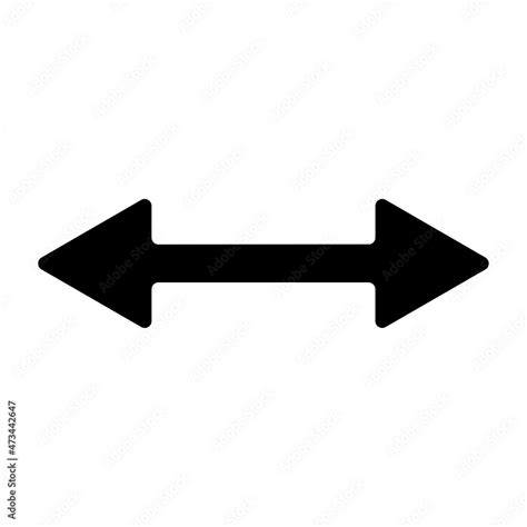 Double arrow icon. Dual sign. Navigator button. Cursor symbol. Simple ...