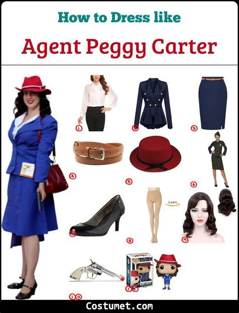 Agent Peggy Carter Costume for Halloween