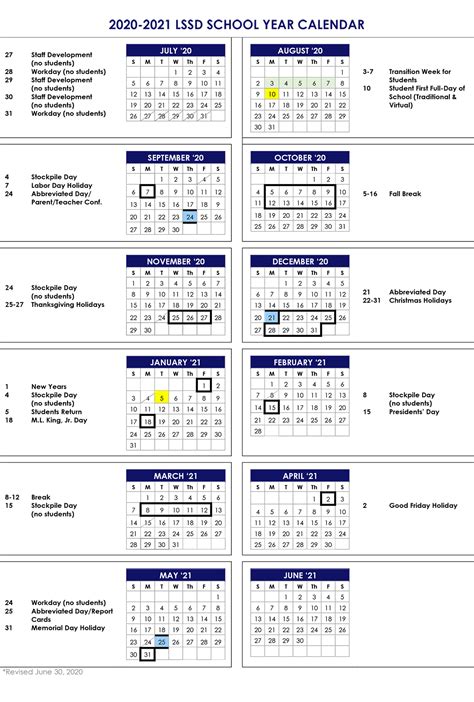 Lebanon School District Calendar 2024 - Schoolcalendars.net