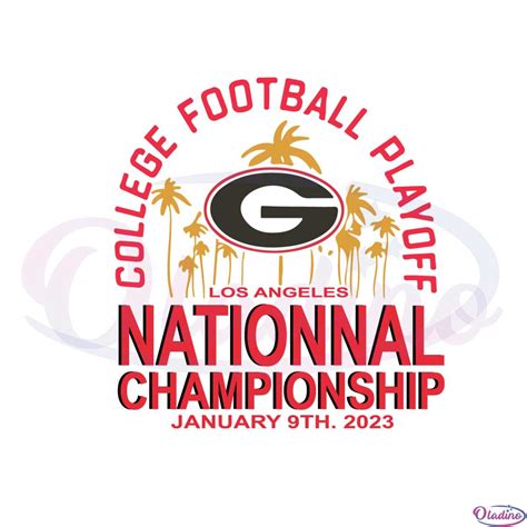 Georgia Bulldogs National Championship 2023 Svg Cutting Files