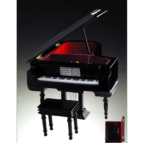 Piano - Large Musical Grand Piano Jewelry Box | The Music Box Company