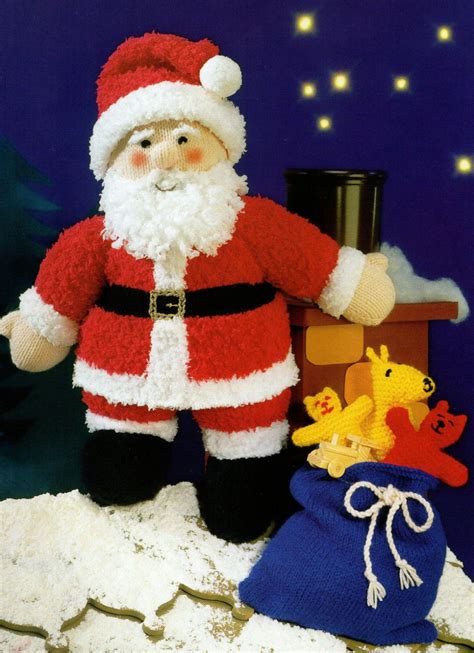 PDF Father Christmas Knitting Pattern Vintage Retro Santa | Etsy UK