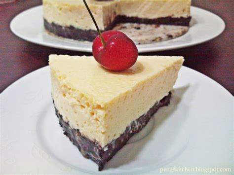 Peng's Kitchen: Baked Tofu Cheesecake