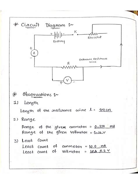 Experiment 1 Ohm's Law | PDF