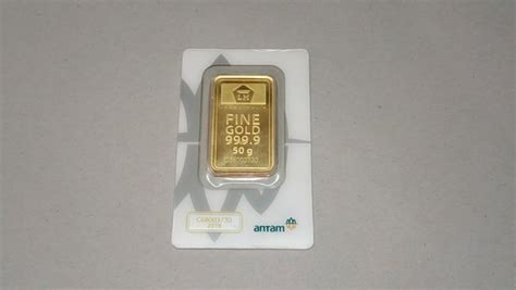 Jual Emas Batangan ANTAM Logam Mulia LM ANTAM 24 Karat Gold Bar Gold Ingot Fine Gold di Lapak ...