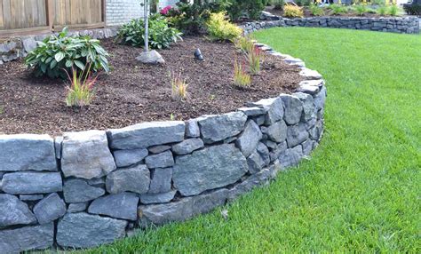 Basalt Rock Walls and Steps album - Lewis Landscape Services