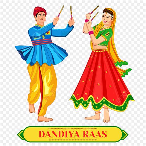 Dandiya Dance Clipart