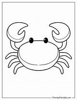 20 Crab Coloring Pages Free PDF Printables sketch template