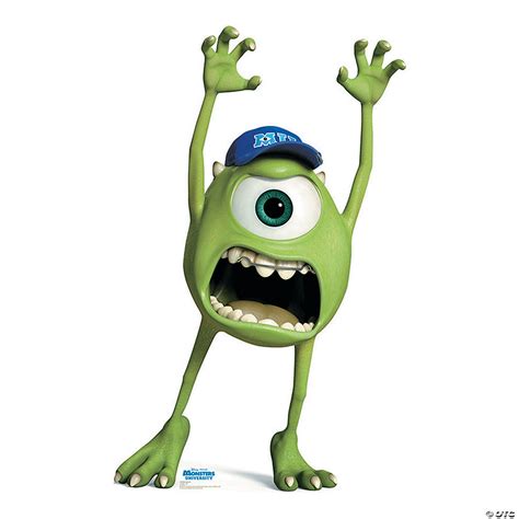 Monsters University Mike Wazowski Cardboard Stand-Up | Oriental Trading