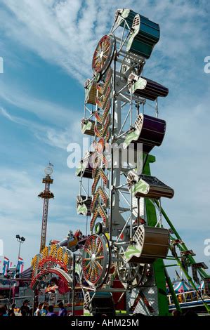 Carnival rides San Diego County Fair Del Mar California USA Stock Photo ...