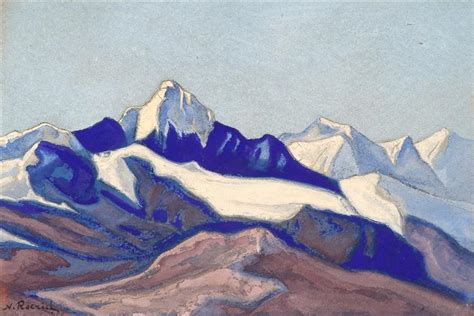 Himalayas, 1945 - Nicholas Roerich - WikiArt.org