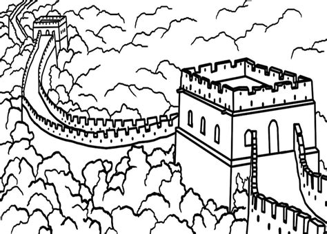 China Flag 2 Coloring Page - Free Printable Coloring Pages for Kids