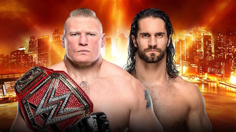 Universal Champion Brock Lesnar vs. Seth Rollins | WWE