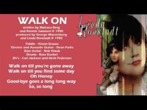 Linda Ronstadt – Walk On (1995, CD) - Discogs