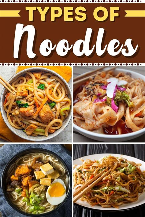 20 Types of Noodles (Different Kinds) - Insanely Good