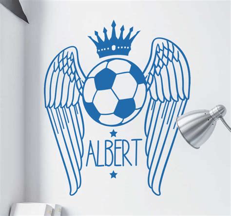 Personalisable Football Wall sticker - TenStickers