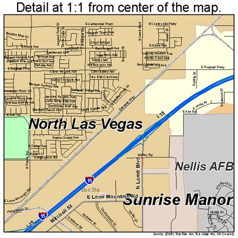 North Las Vegas Nevada Street Map 3251800