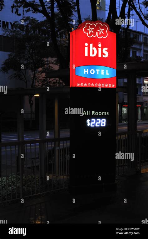 All rooms costs S$228 at ibis hotel on Bencoolen Street, Singapore Stock Photo - Alamy