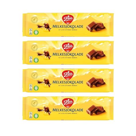 Freia Melkesjokolade 4 Pack Freia Milk Chocolate 200 Grams 4 Pk - Etsy