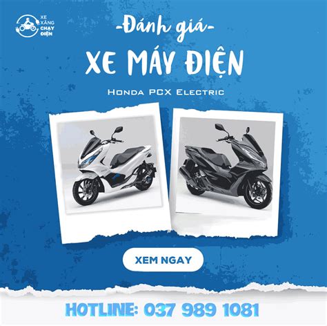 Đánh giá xe máy điện Honda PCX Electric - Xe Xăng Chạy Điện