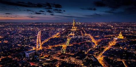 Tour Montparnasse observation deck towards Paris, France