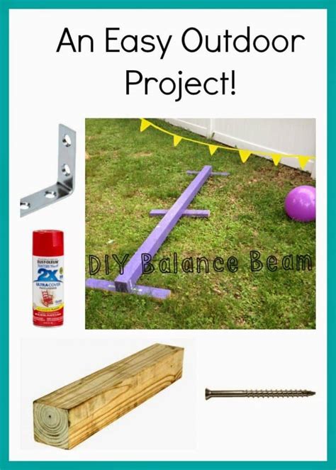 DIY Balance Beam - The Chirping Moms