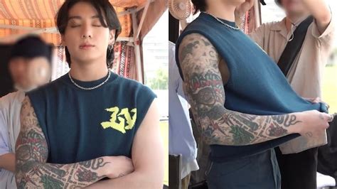 Unseen footage of BTS’s Jungkook showing off his tattoos is giving fans sleepless nights ...