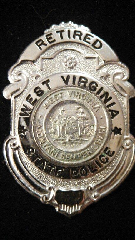 the badge for west virginia state police is shown in this file photo provided by u s department ...