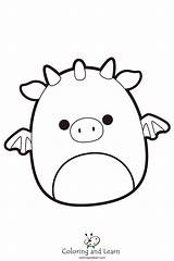 Squishmallows Coloring Pages FREE 2025  And Learn sketch template