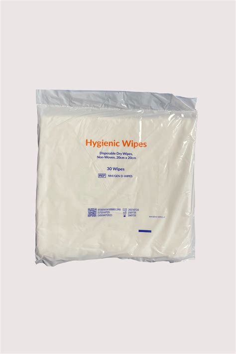 Ostomy Accessories - Disposable Dry Wipes — White Rose Collection