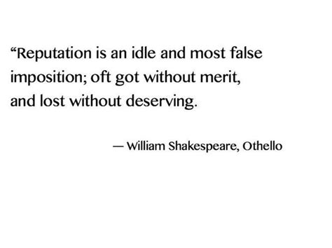 Quote from Othello on reputation | Othello quotes, Look up quotes ...