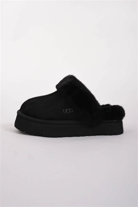 UGG Sabot Modello Disquette in Black | Lyst