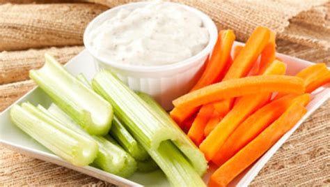 Carrot and Celery Sticks with Flavored Hummus - Certified Health Coach ...