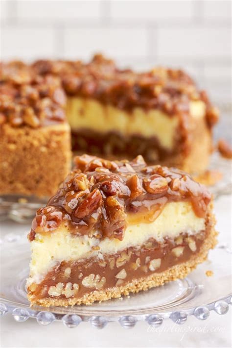 Caramel Pecan Pie Cheesecake - girl. Inspired.