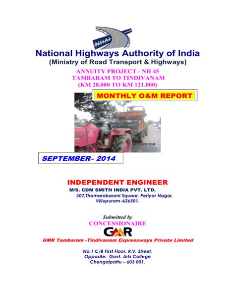 - National Highways Authority of India