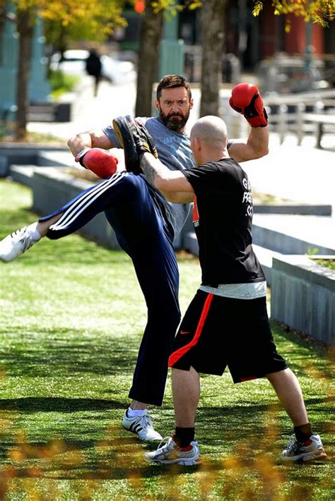 N-Yo-Face: Hugh Jackman Doing Some Training