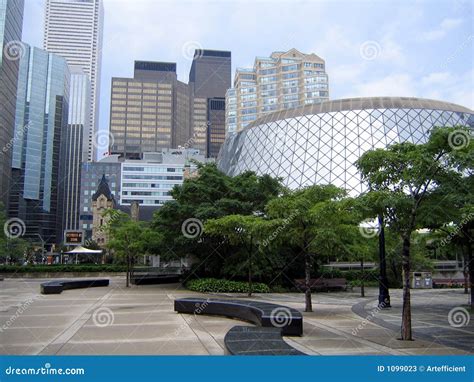 Toronto Downtown Theatre District Stock Image - Image of building, venue: 1099023