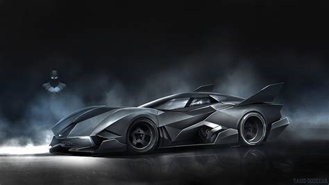 HD wallpaper: Batmobile, Batman, car, vehicle, black cars, digital art | Wallpaper Flare