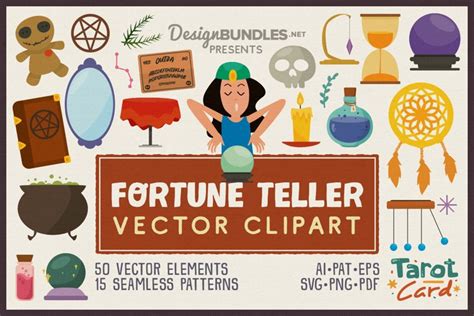 Fortune Teller Vector Clipart Pack