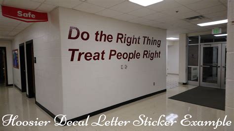 Wall Lettering Stickers For Home Or School. - Hoosierdecal