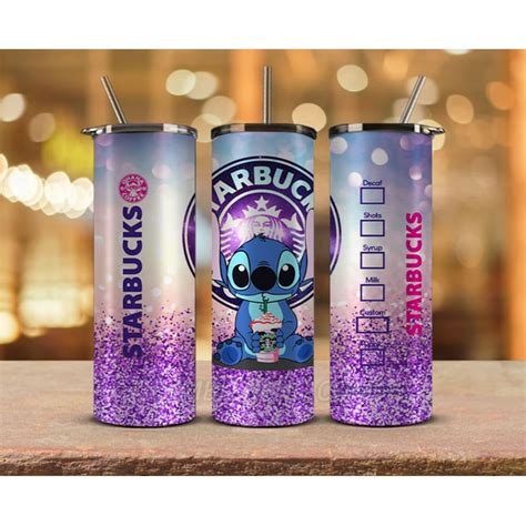 Stitch Starbucks Tumbler Wrap, Stitch Png, Stitch Tumbler P - Inspire Uplift