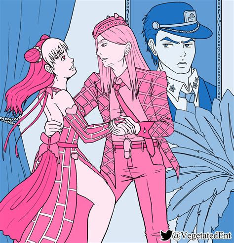 ArtStation - Fan art: Jolyne and Anasui Dancing