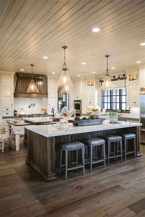 44 Great Kitchen Island With Intriguing Layouts Farmhouse Kitchen | Images and Photos finder