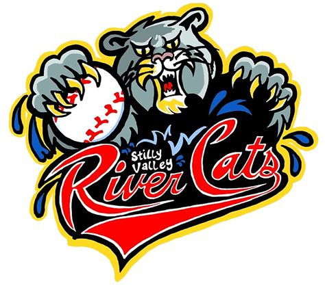 "River Cats Baseball" by Boekenoogen | Redbubble