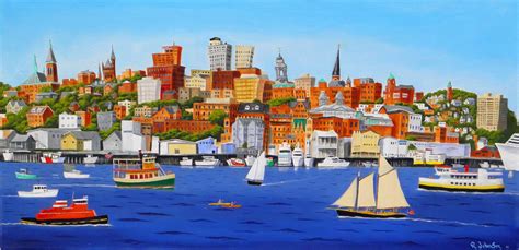 Portland Skyline - Robert The Artist