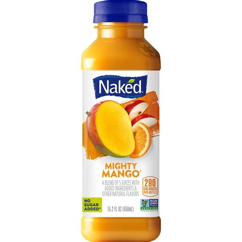 Naked Juice, Mighty Mango, 15.2 fl oz - Walmart.com