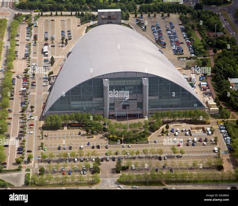 aerial view of Xscape indoor skiing centre at Milton Keynes Stock Photo, Royalty Free Image ...