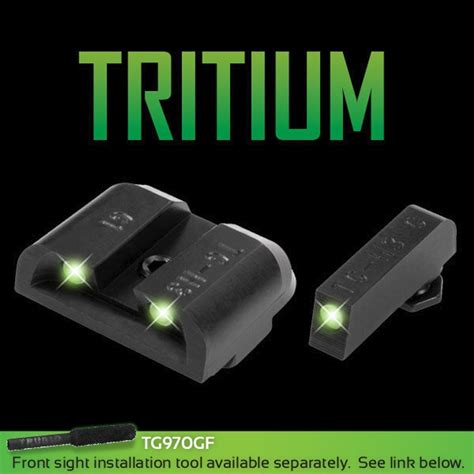 TruGlo Tritium PRO Night Sights for Glock 42/43 and Taurus GX4