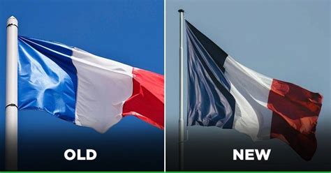 France Has Changed Its Flag Colour To Darker Navy Blue