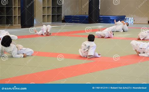 Judoka Training at the Osaka Budo Center Japan 2016 Stock Video - Video of protection, budo ...